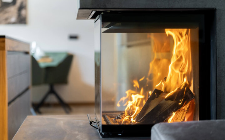 Das Grabnergut - Apartment Weitblick - Kamin